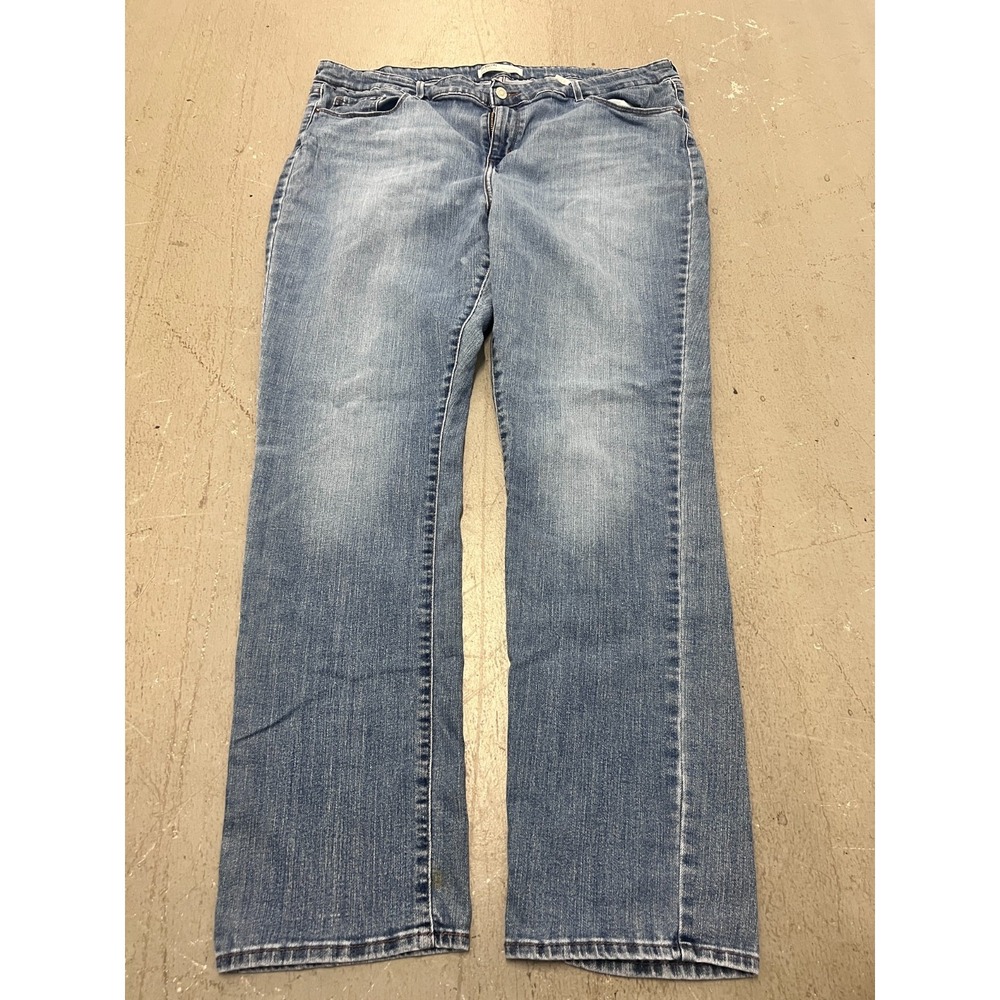 Signature by Levi Strauss & Co. Jeans Women 22L Blue Denim Mid-Rise Straight Leg